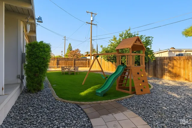 a view of a house with a park