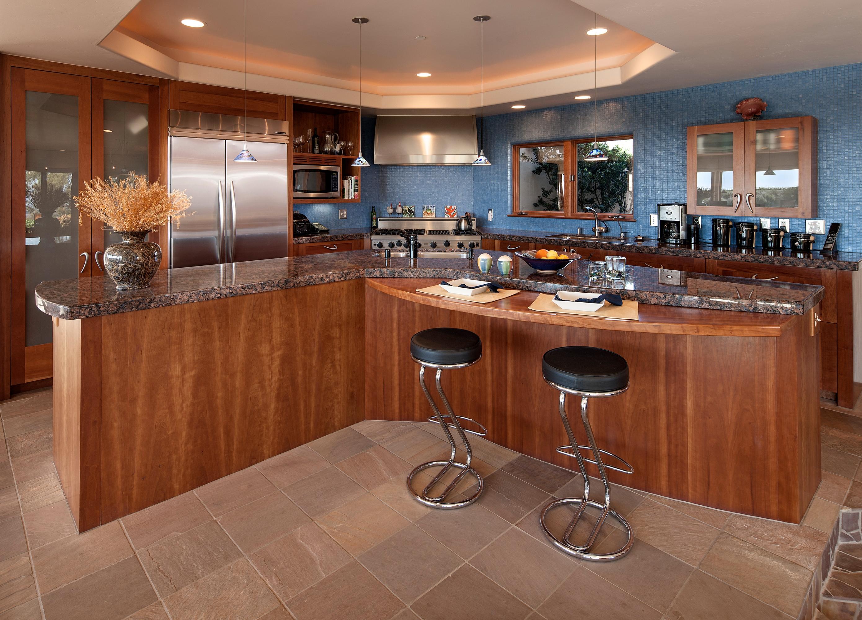 2260 Ortega Ranch Road Summerland, CA 93067 - Photo 6 of 16 a kitchen with stainless steel appliances granite countertop a sink refrigerator and cabinets