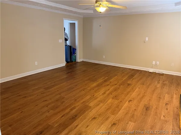 wooden floor in an empty room