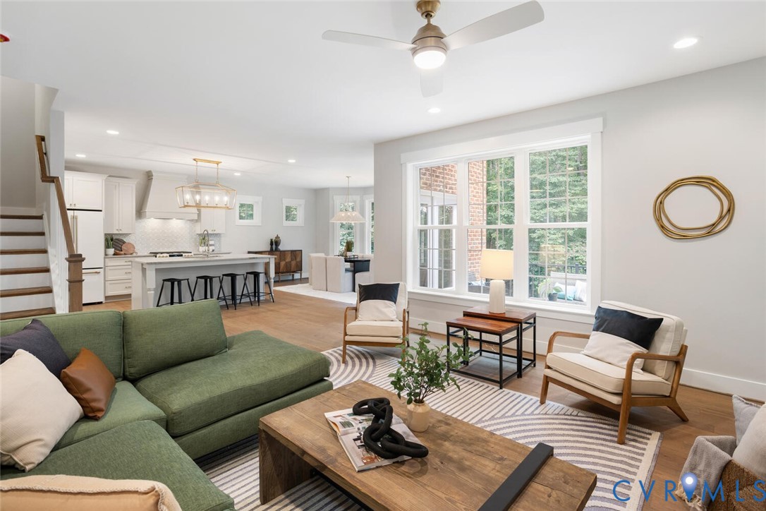 13800 Summerlook Lane Chesterfield, VA 23832 - Photo 11 of 49 a living room with furniture and wooden floor