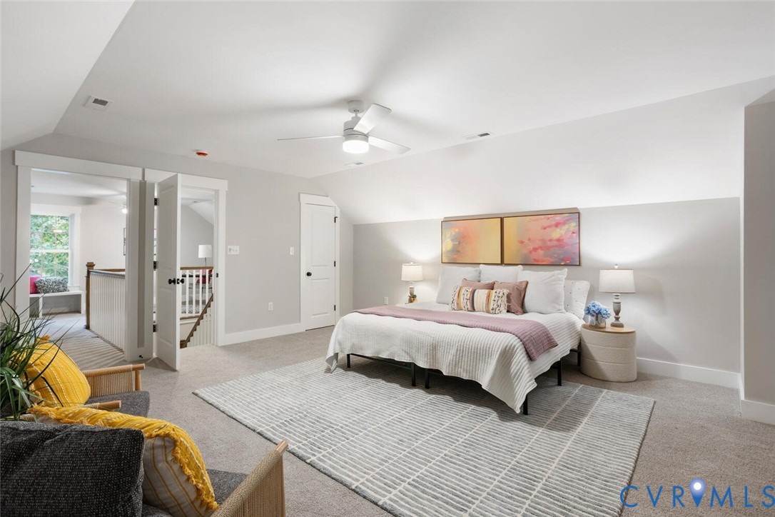 13800 Summerlook Lane Chesterfield, VA 23832 - Photo 42 of 49 a bedroom with a bed and a chandelier