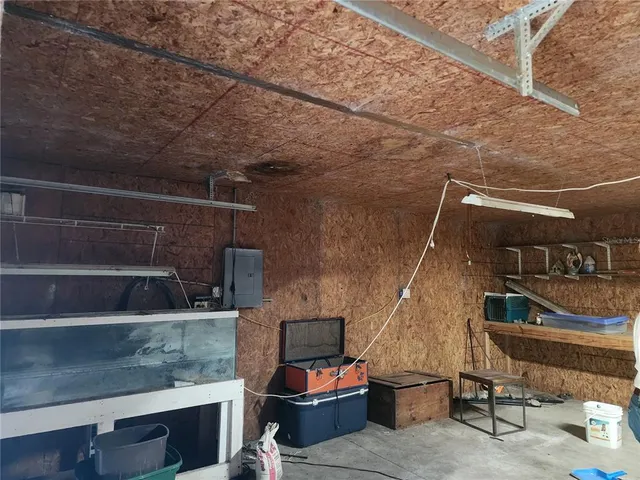 a room with furniture and other items