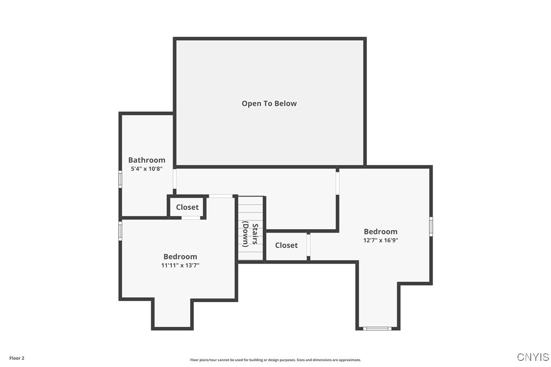 1038 Shackham Road Fabius, NY 13063 - Photo 45 of 47 Second floor floor plan