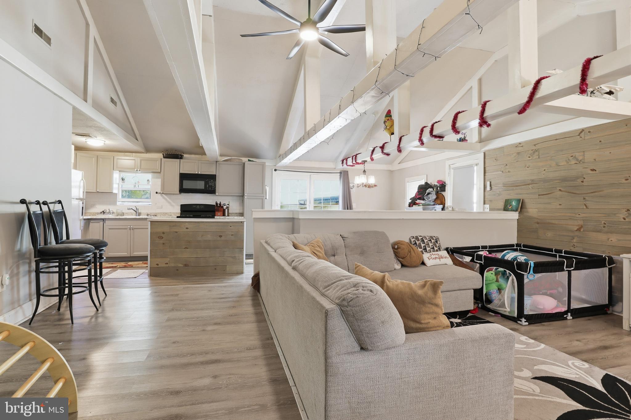 1744 Ridge Road York Springs, PA 17372 - Photo 6 of 30 a living room with furniture and kitchen view