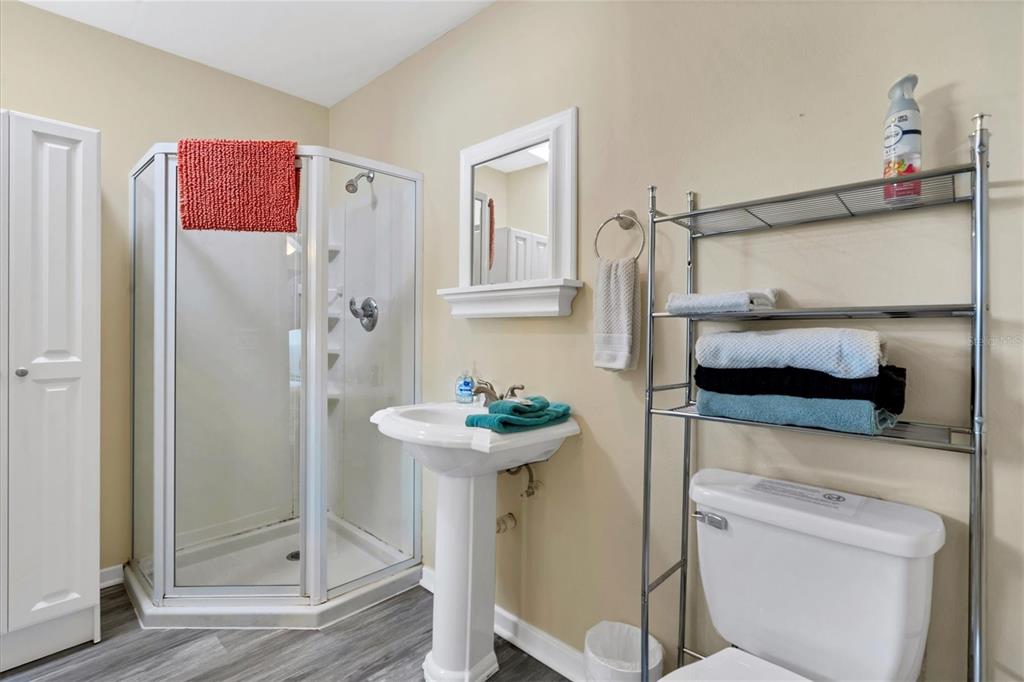 9350 Little Gasparilla Boca Grande, FL 33921 - Photo 35 of 46 a bathroom with a sink and mirror