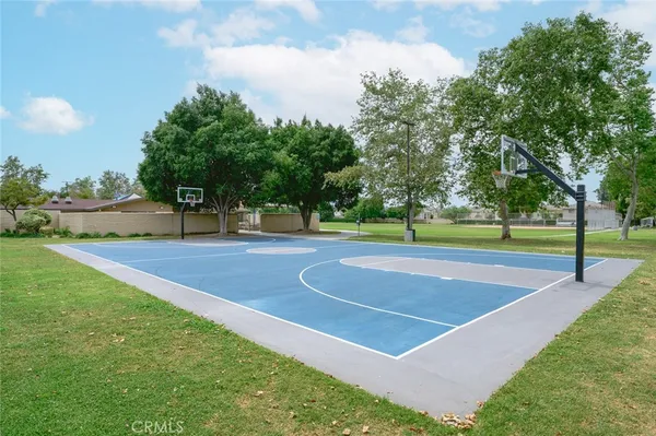 a view of a basketball court
