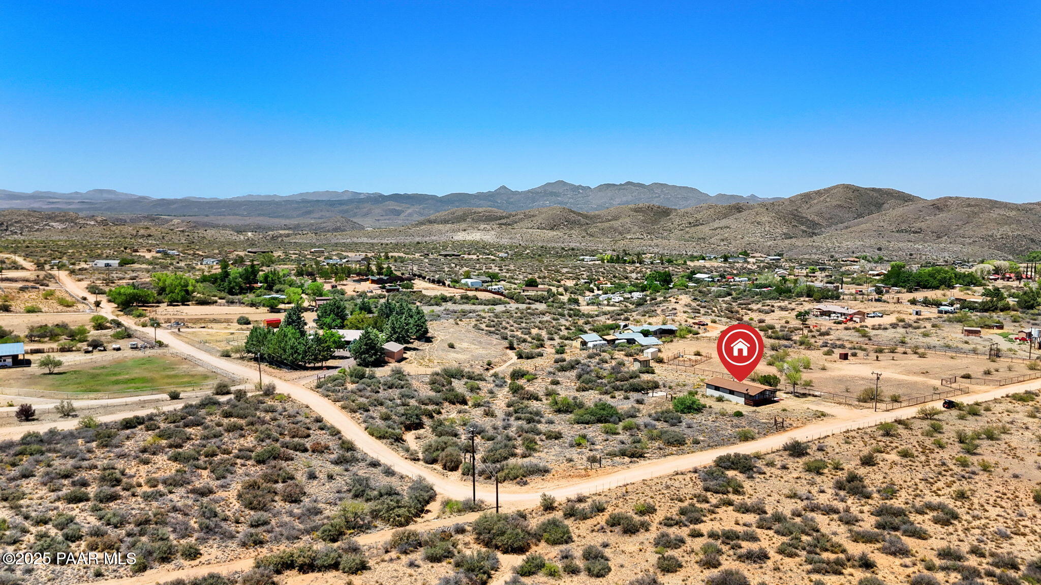 12465 Windmill Road Skull Valley, AZ 86338 - Photo 33 of 41 28-Aerial_4 Pinned