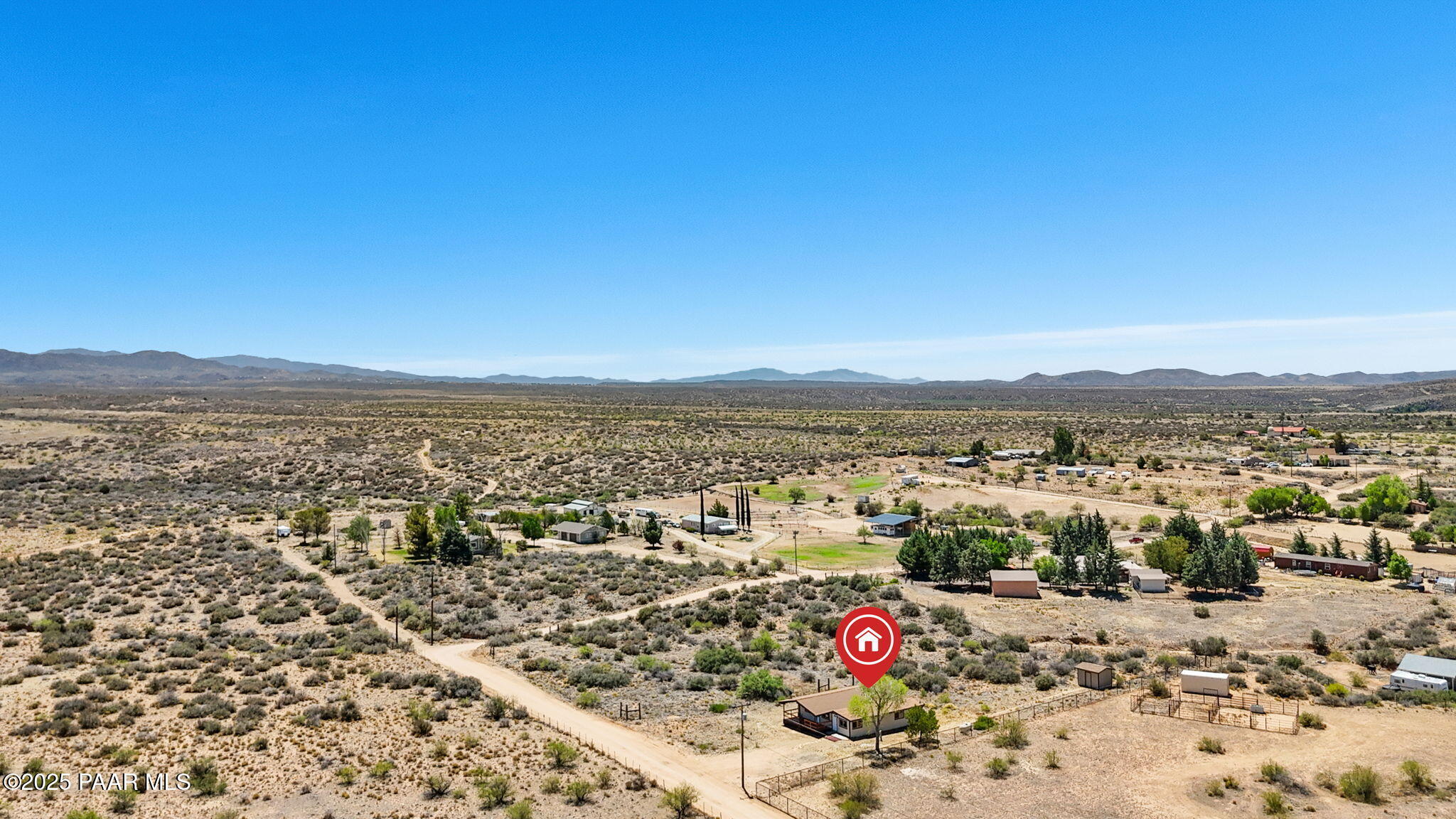 12465 Windmill Road Skull Valley, AZ 86338 - Photo 37 of 41 32-Aerial_6 Pinned