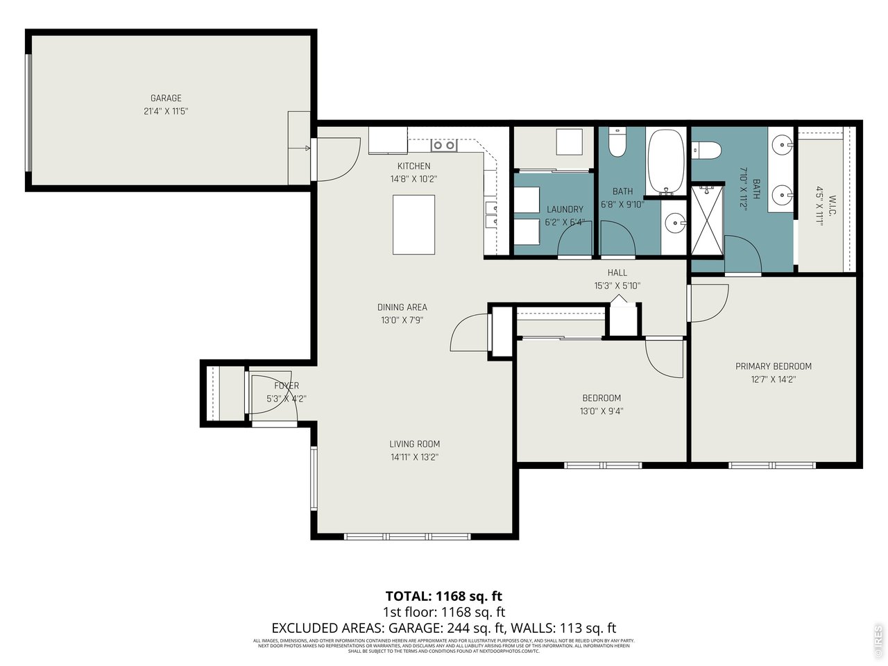 6603 West 3rd Street, Unit 1724 Greeley, CO 80634 - Photo 23 of 23 a picture of a floor plan