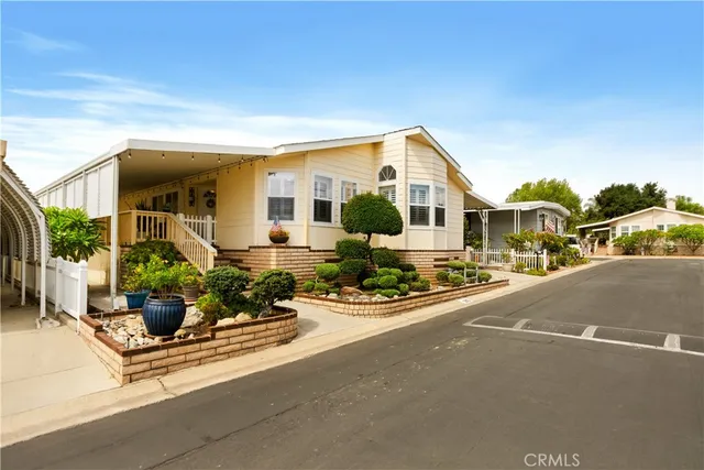 a view of a house with a patio