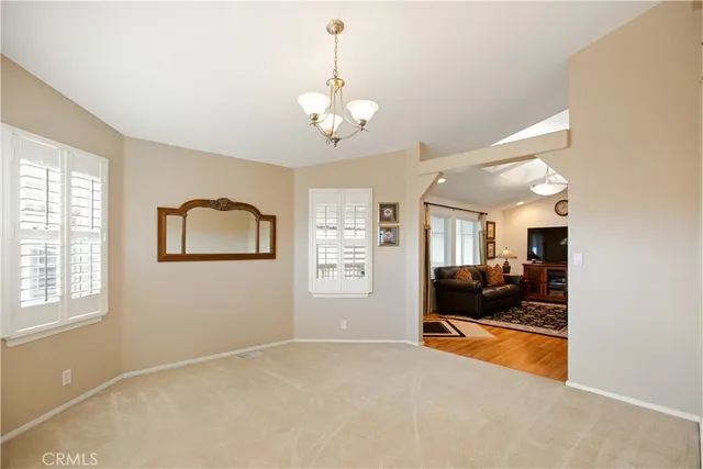 a view of livingroom with furniture