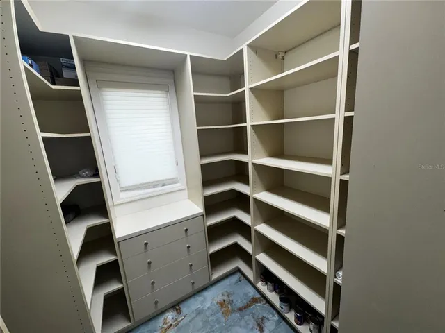 a view of walk in closet