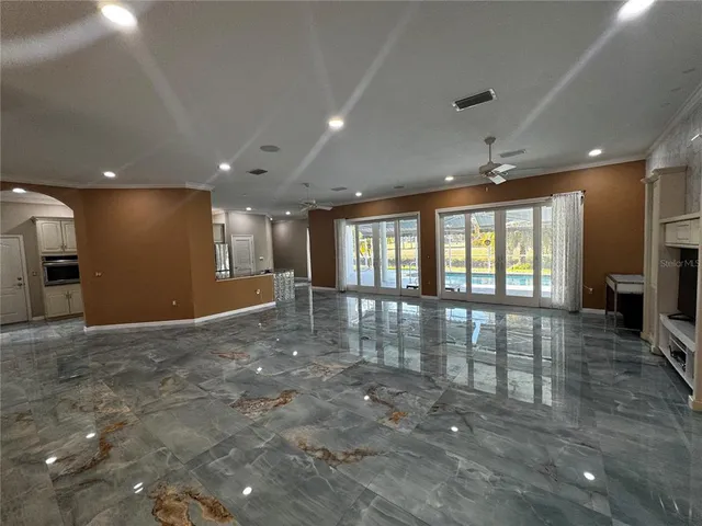 a view of an empty room