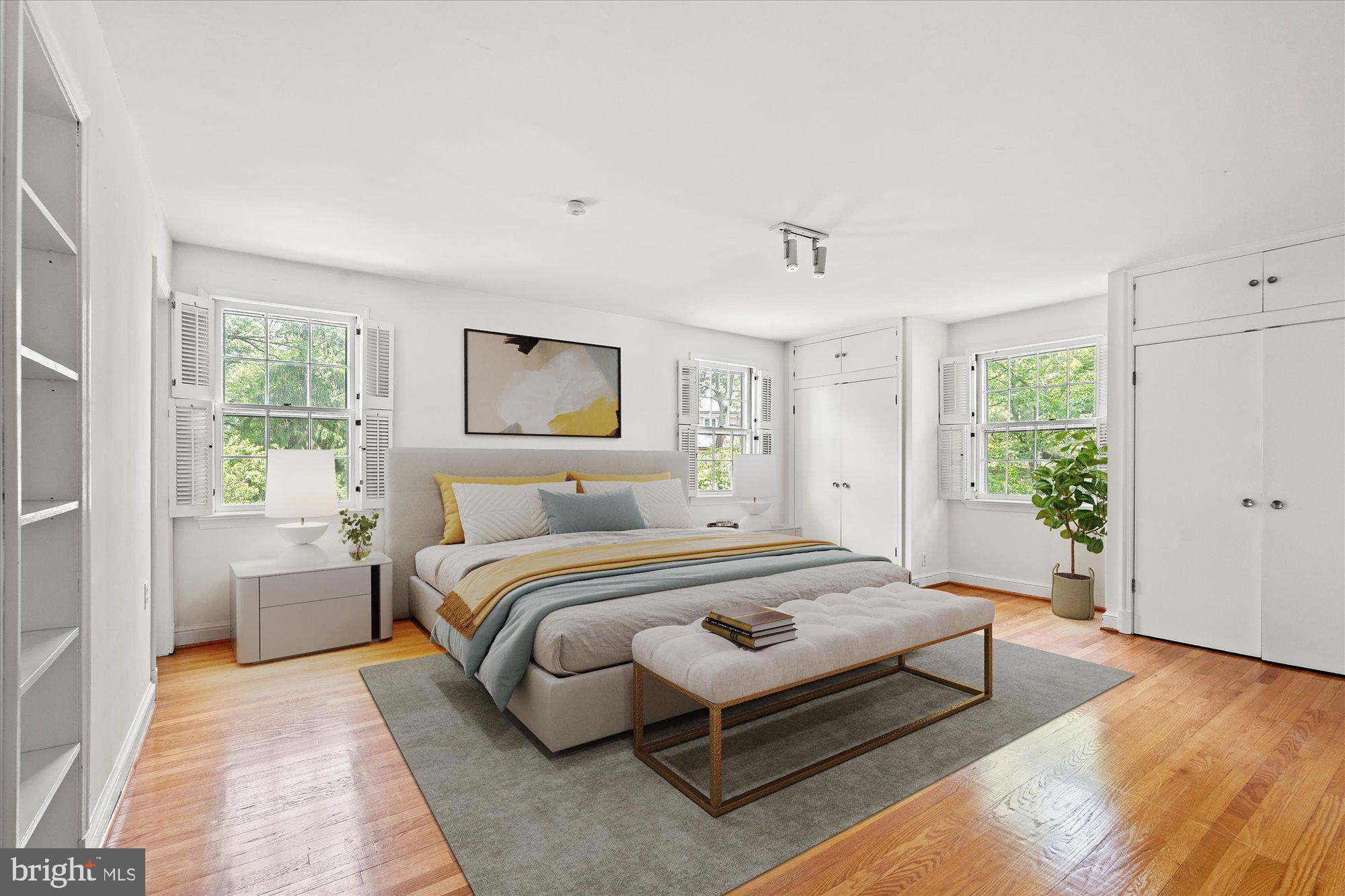 8300 Kerry Road Chevy Chase, MD 20815 - Photo 22 of 42 a bedroom with a bed and a window