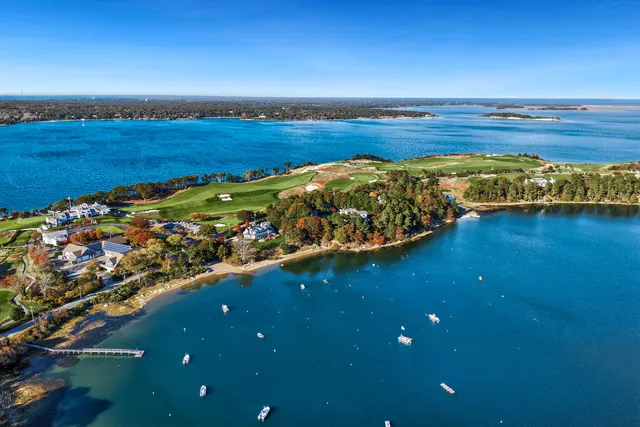 a view of a lake with a ocean view