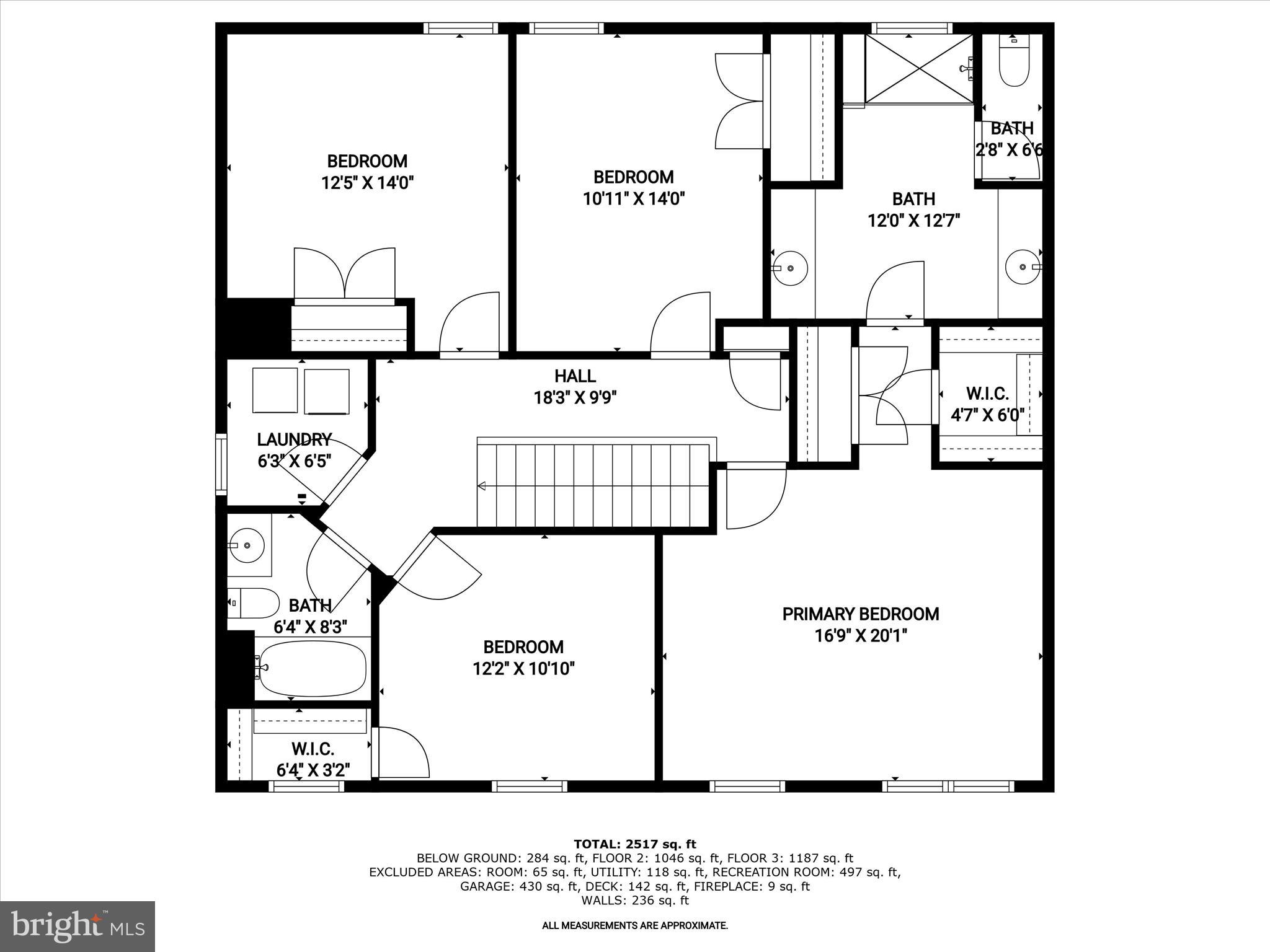 2802 Town View Circle New Windsor, MD 21776 - Photo 56 of 62 3rd_floor_2802_town_view_circle_new_windsor_with_d