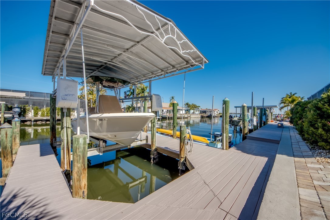 2702 Bruce Street Matlacha, FL 33993 - Photo 49 of 50 a view of a patio with swimming pool