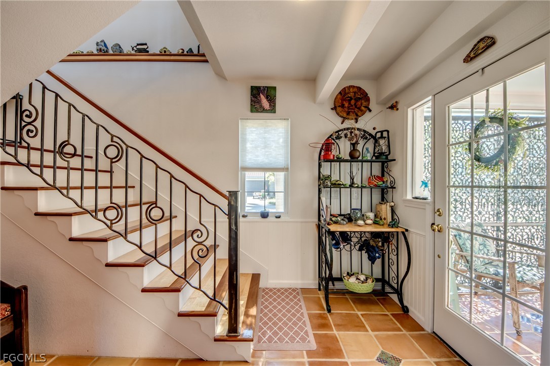 2702 Bruce Street Matlacha, FL 33993 - Photo 10 of 50 a view of entryway with wooden floor