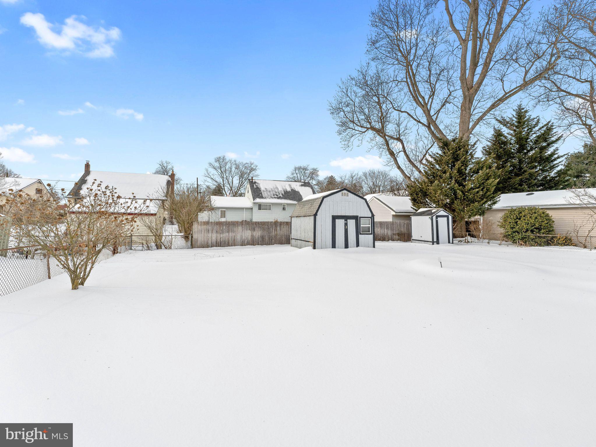 535 Main Street Glendora, NJ 08029 - Photo 32 of 33 a view of a house with snow