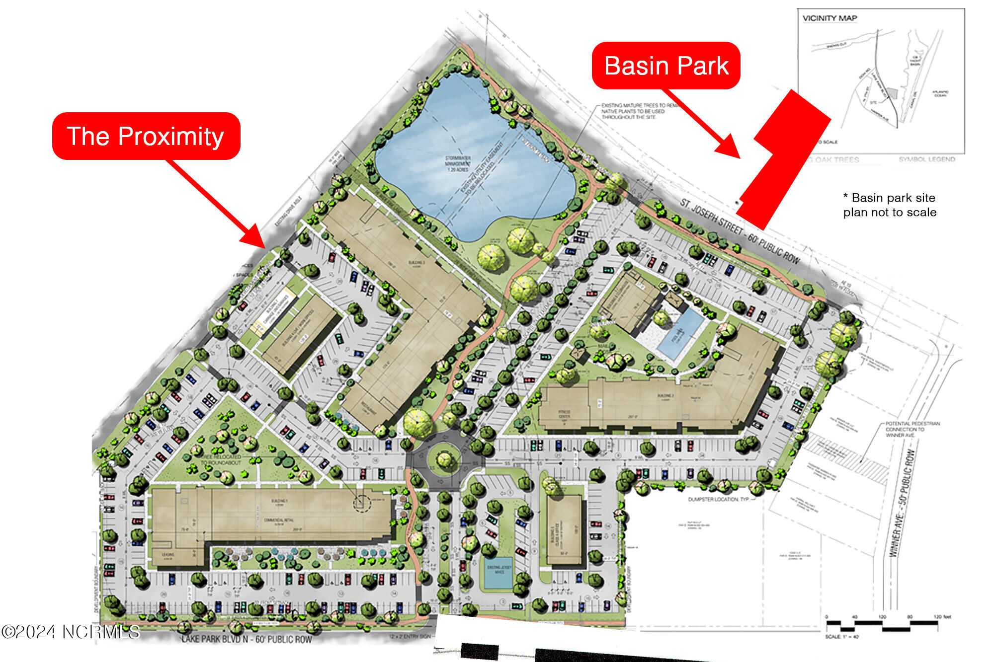 906 St Joseph Street, Unit 1 Carolina Beach, NC 28428 - Photo 15 of 17 61-the_proximity_site_plan