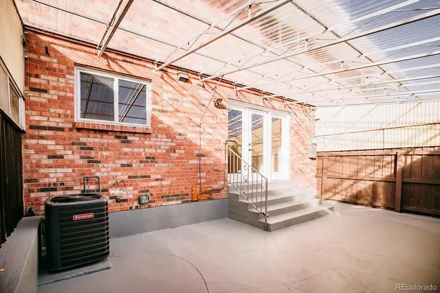 a view of outdoor space and porch