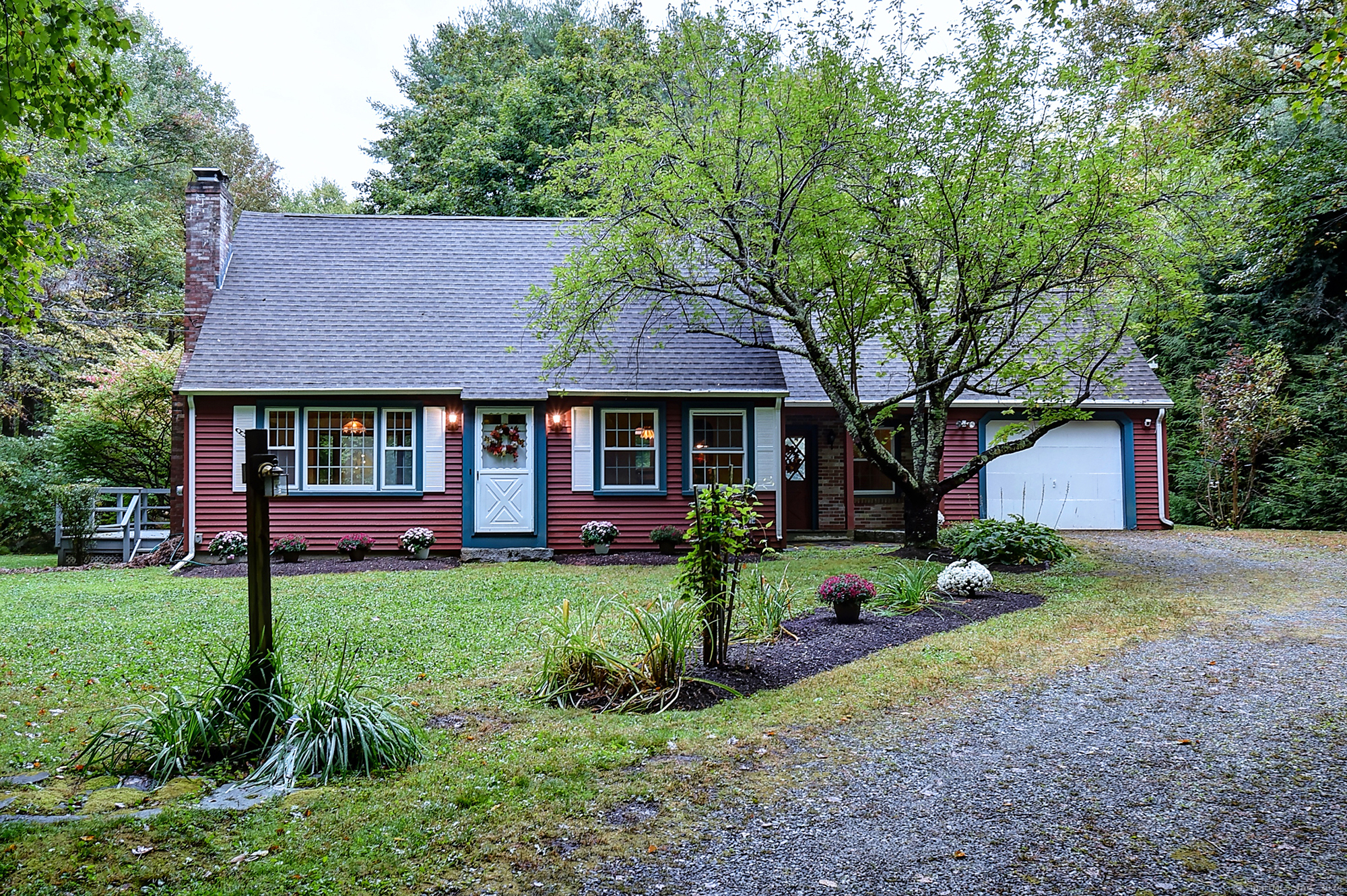 7 Goose Green Road Barkhamsted, CT 06063 - Photo 1 of 1 a front view of a house with garden