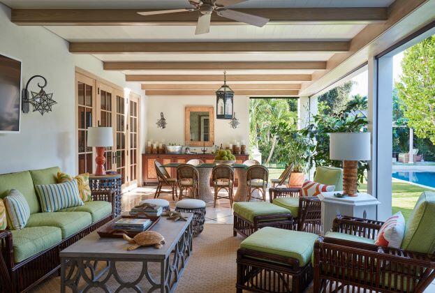300 Indian Road Palm Beach, FL 33480 - Photo 11 of 42 a living room with furniture and a large window