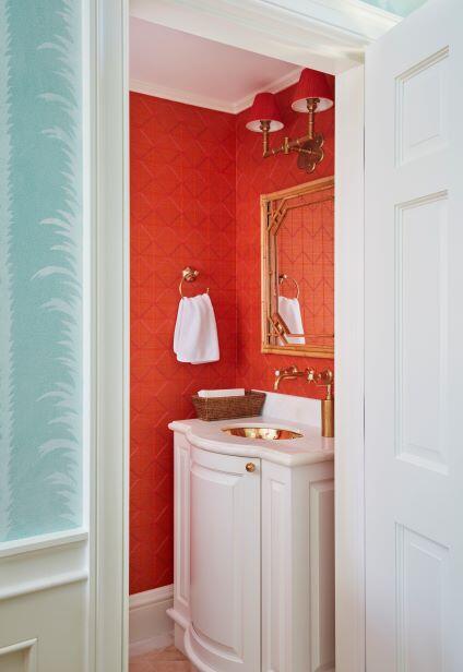 300 Indian Road Palm Beach, FL 33480 - Photo 36 of 42 a bathroom with a sink a mirror and a vanity