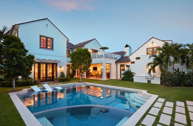 300 Indian Road Palm Beach, FL 33480 - Photo 37 of 42 a front view of house with yard and swimming pool