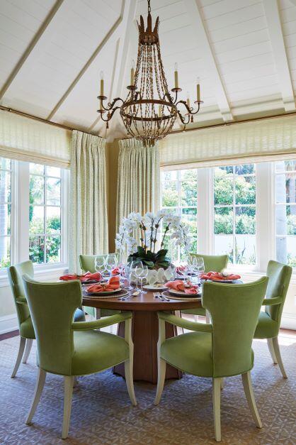 300 Indian Road Palm Beach, FL 33480 - Photo 7 of 42 a dining room with furniture a chandelier and wooden floor