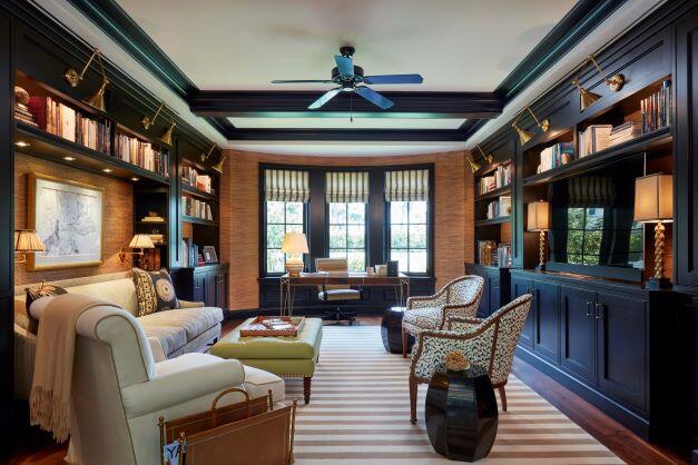 300 Indian Road Palm Beach, FL 33480 - Photo 10 of 42 a living room with furniture a fireplace and a chandelier