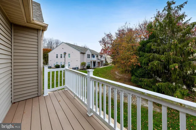 a view of a house with a deck
