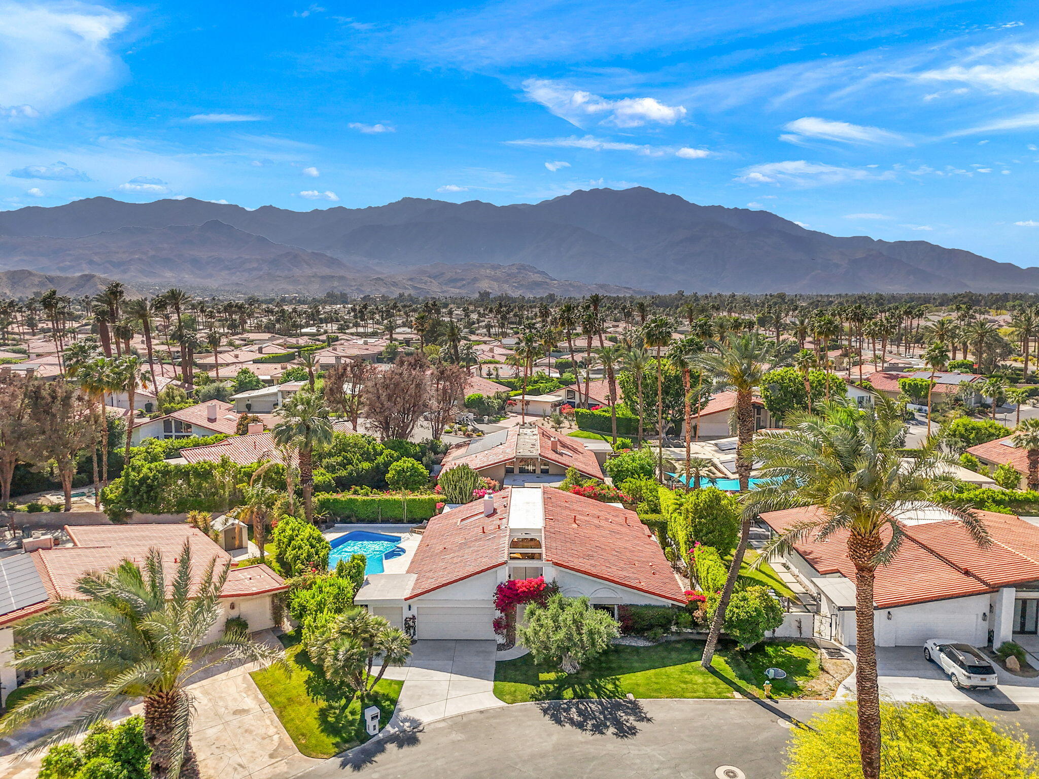34 Lincoln Place Rancho Mirage, CA 92270 - Photo 51 of 52 a view of a city with a mountain