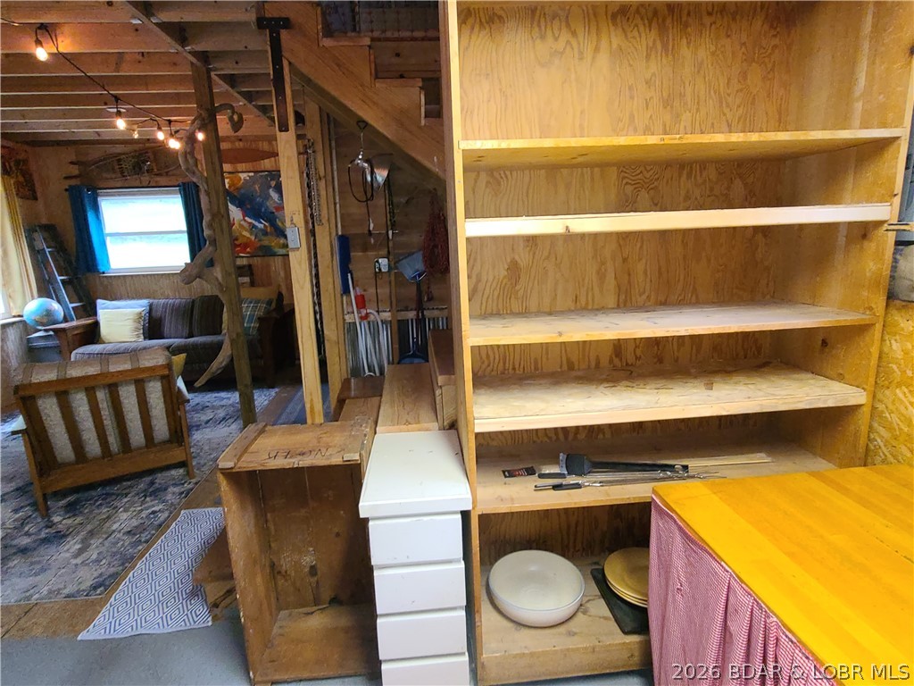31025 Broken Circle Road Stover, MO 65078 - Photo 14 of 32 Kitchen area shelving.