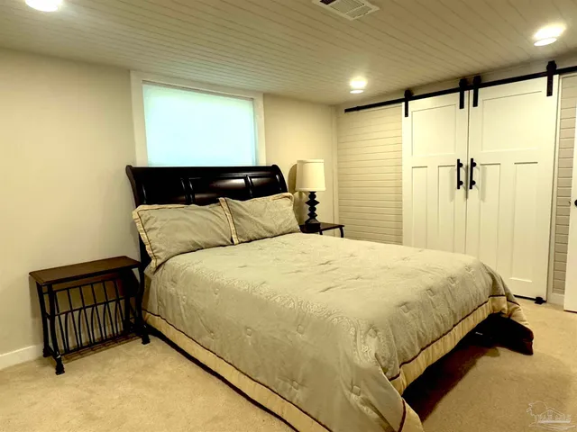 a view of a livingroom with a couch