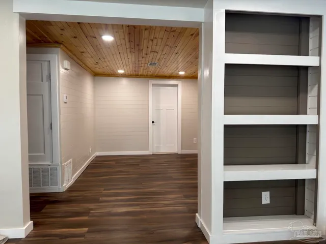 a view of an empty room