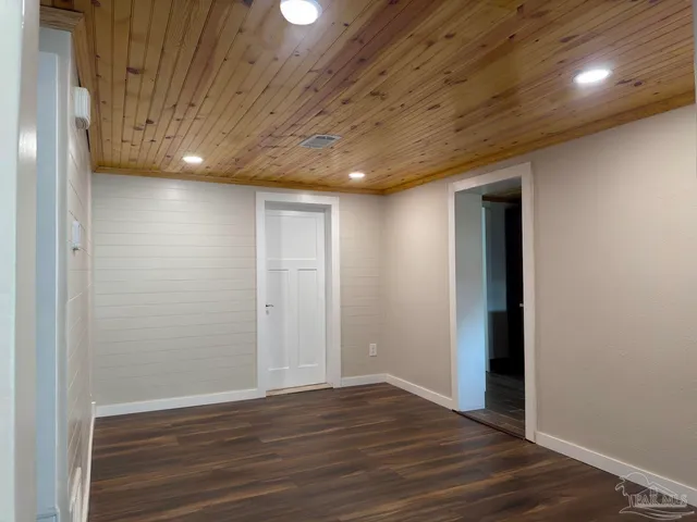 a view of an empty room