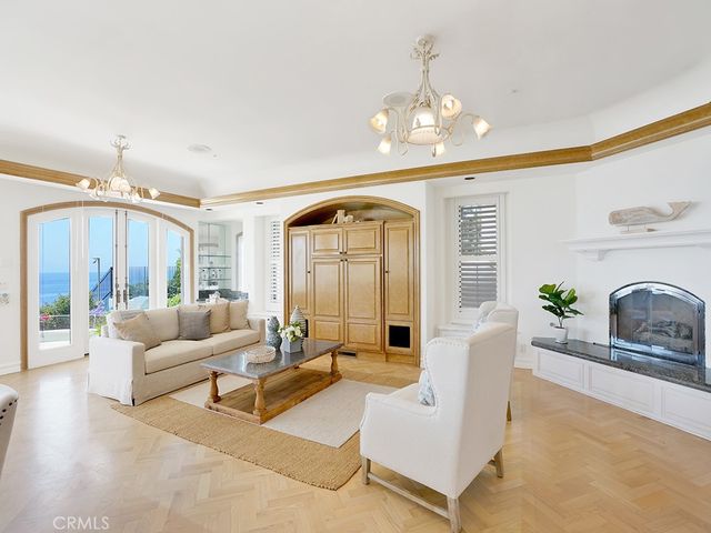 a view of a lake with a building in the background