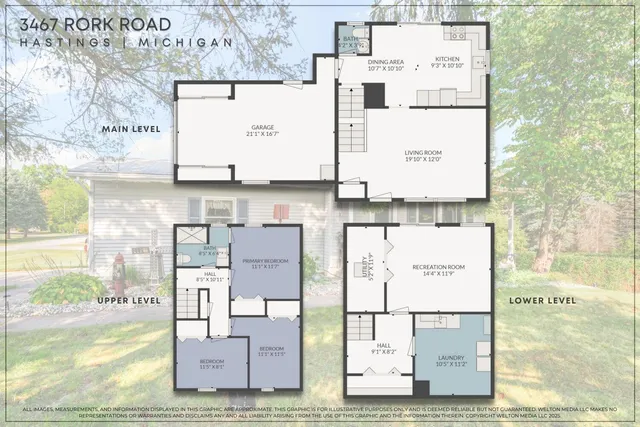 $341,900 | 3467 Rork Road, Hastings, MI 49058