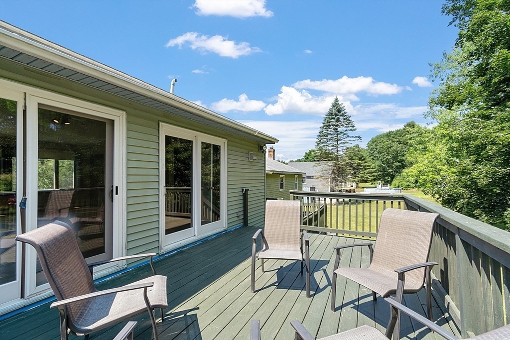 4 Ridgemont Drive Londonderry, NH 03053 - Photo 26 of 33 a view of a chair and table in the balcony