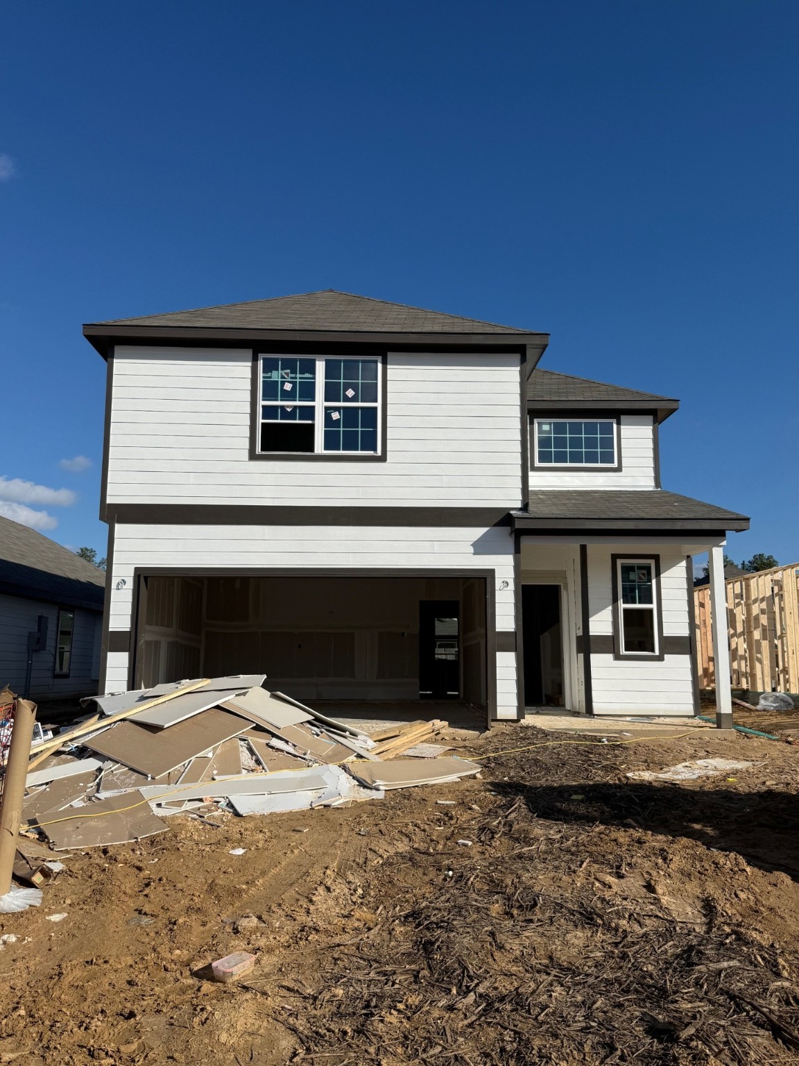 13659 Kit Run Splendora, TX 77372 - Photo 2 of 37 a front view of a house with a yard