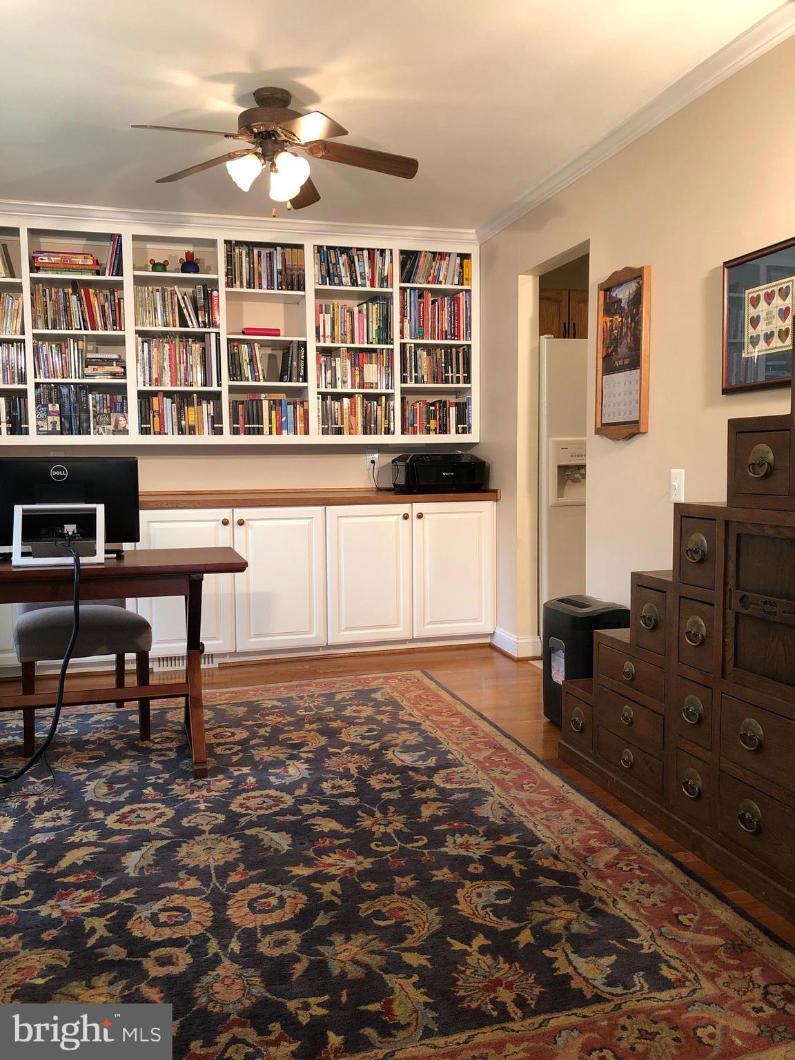 10845 Burr Oak Way Burke, VA 22015 - Photo 12 of 47 Office/Library into Kitchen
