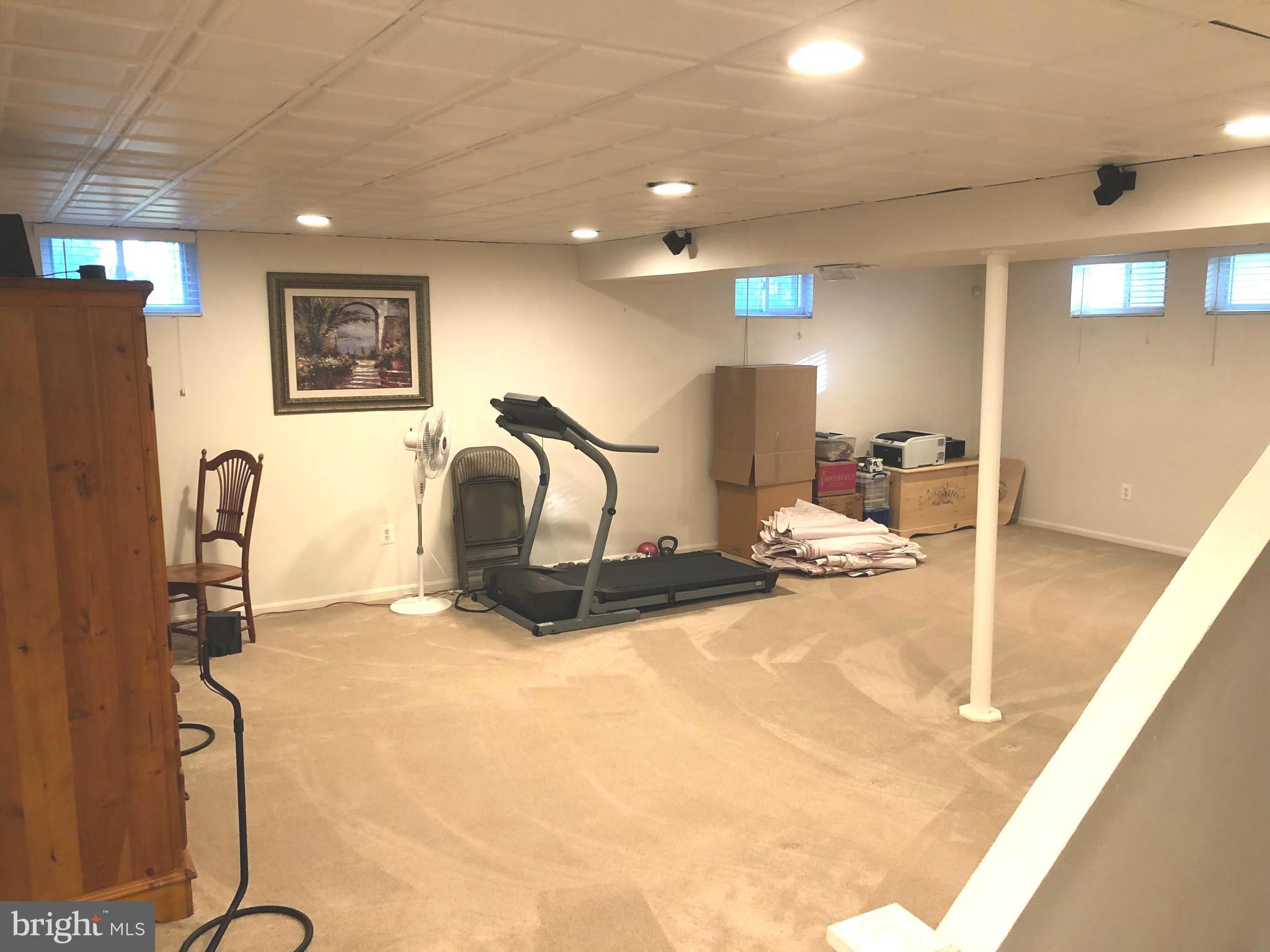 10845 Burr Oak Way Burke, VA 22015 - Photo 43 of 47 Large finished rec room