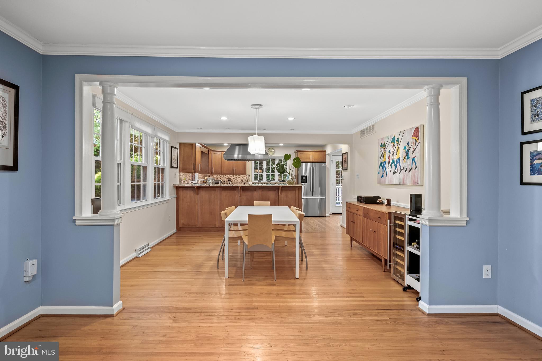 4 Rooftree Road Cherry Hill, NJ 08003 - Photo 6 of 42 a dining room with furniture a chandelier and wooden floor