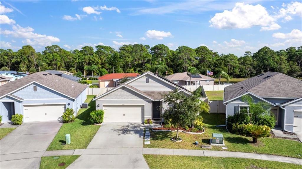 205 Old Mill Pond Road Palm Harbor, FL 34683 - Photo 46 of 57 a aerial view of a house