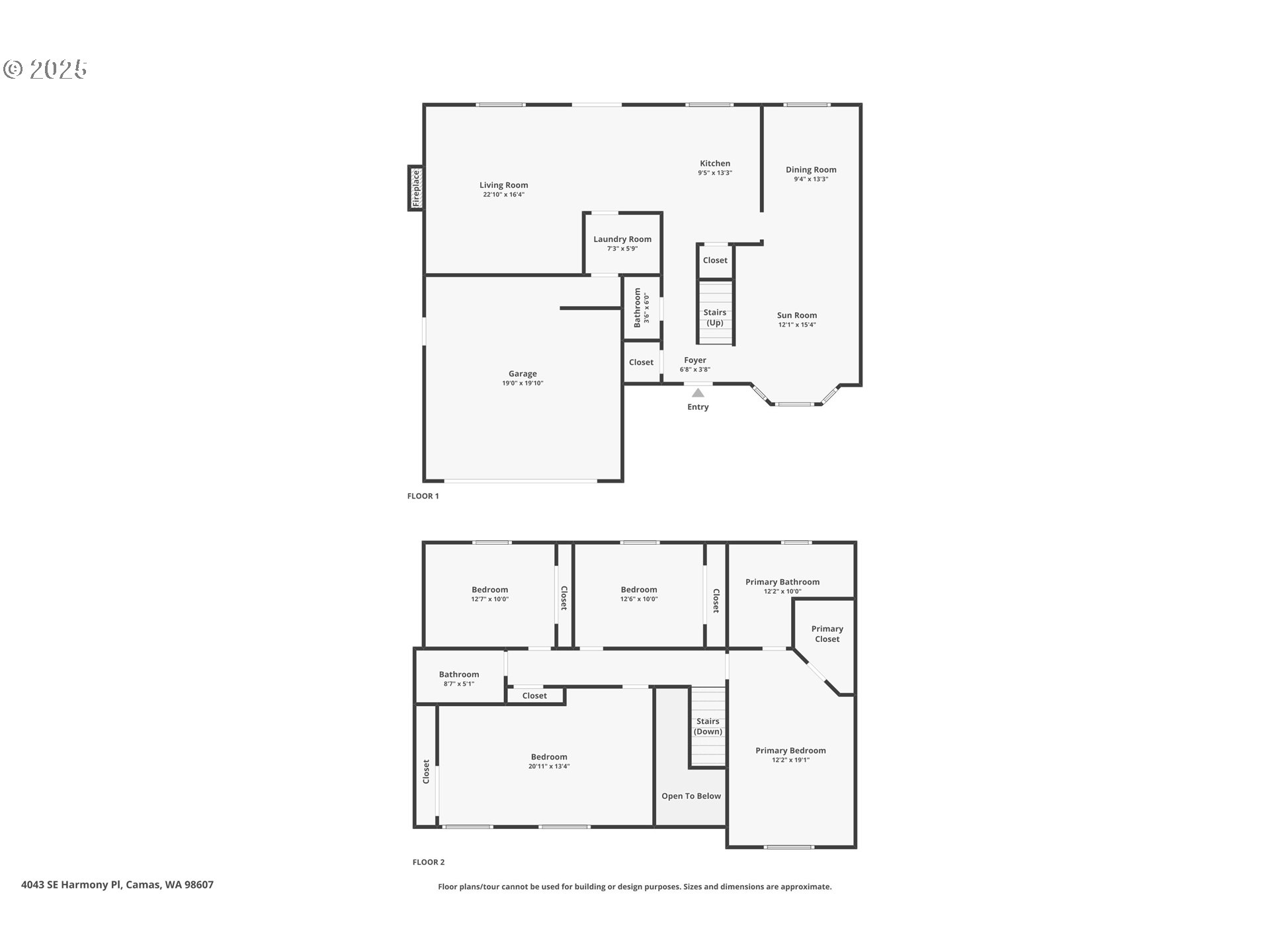 4043 Southeast Harmony Place Camas, WA 98607 - Photo 31 of 40 a picture of floor plan