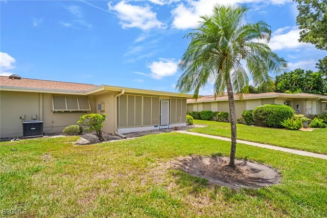 a view of a backyard with a garden
