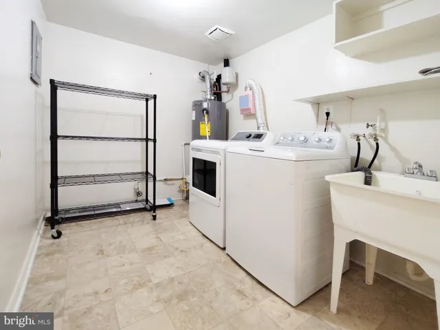 a view of a storage & utility room