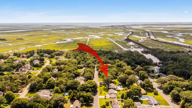 a view of an ocean and beach