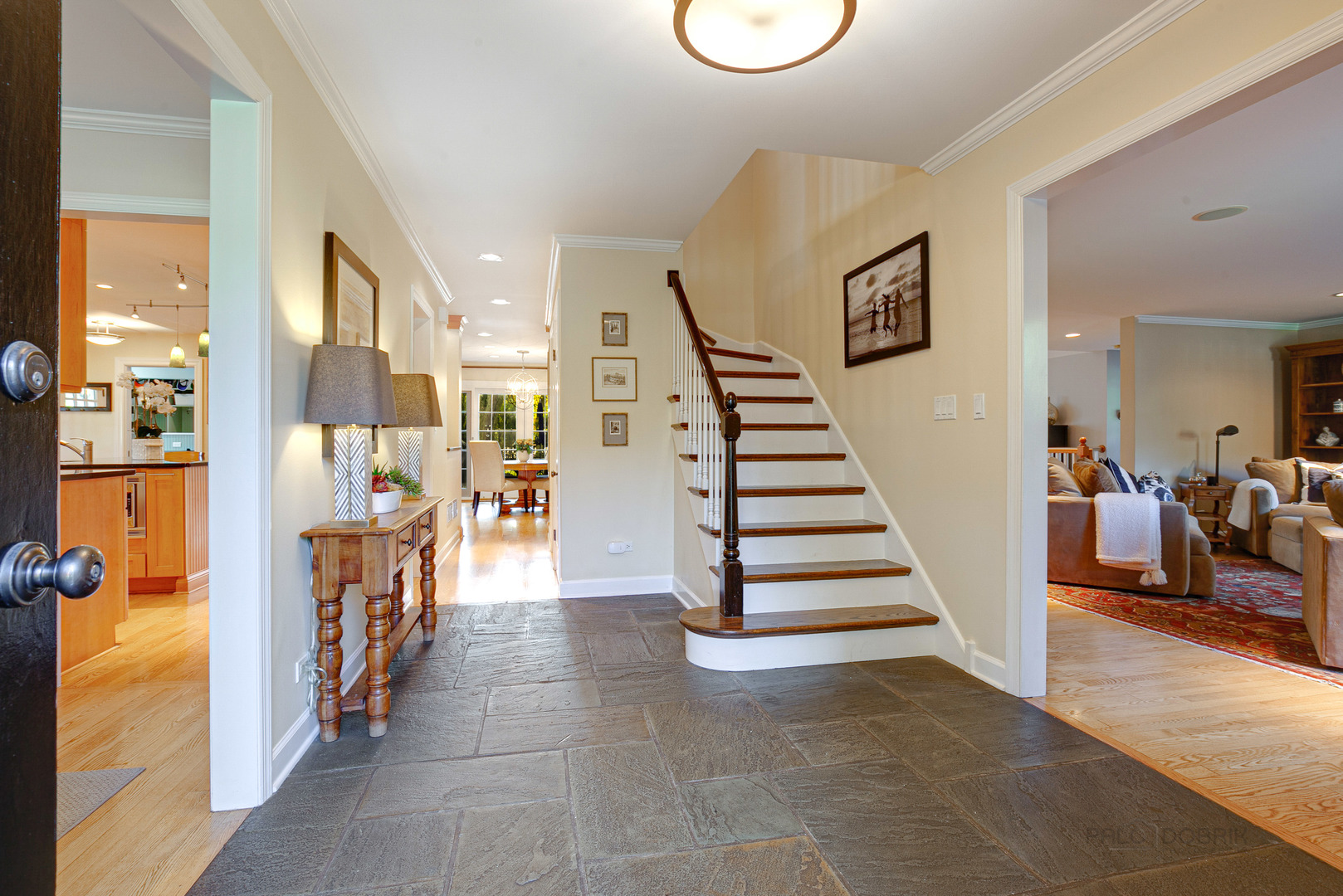 1267 West Deerpath Road Lake Forest, IL 60045 - Photo 3 of 47 a view of entryway with stairs and furniture